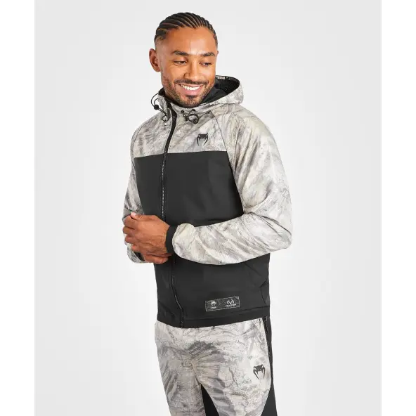 Sudadera con capucha Venum Laser XT RealTree Negro/Camo Desert