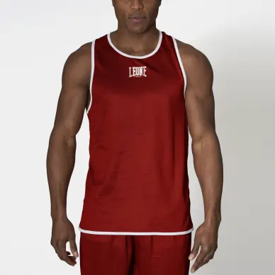 Camiseta de boxeo reversible roja y azul - 2