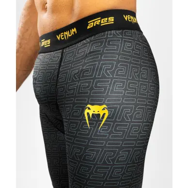 Short de Compresión Vale Tudo Venum X Ares 2.0 - Negro/Oro