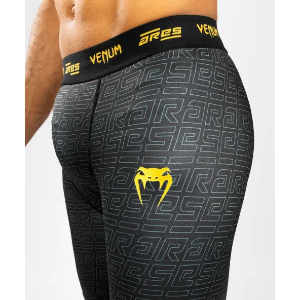 Short de Compresión Vale Tudo Venum X Ares 2.0 - Negro/Oro