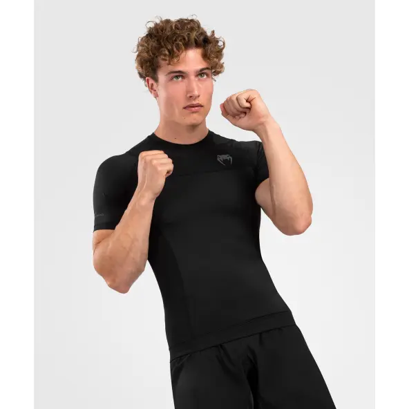 Rashguard Venum de manga corta G-FIT Air - Negro