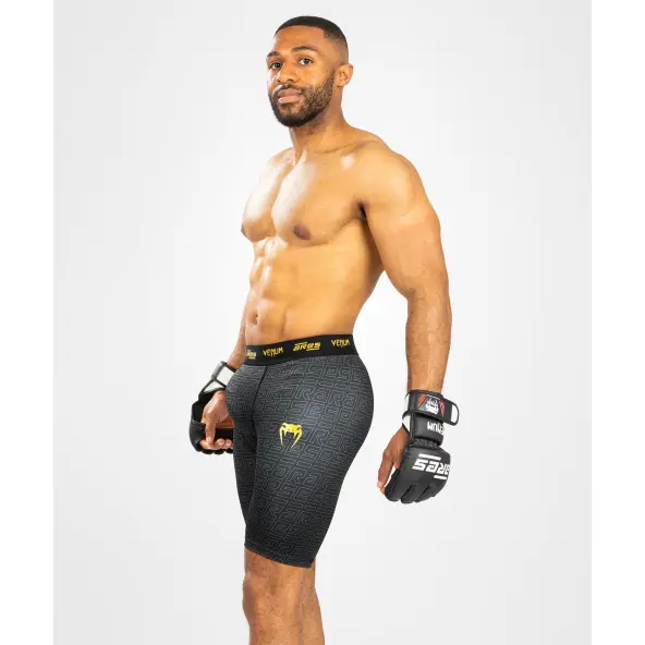 Short de Compresión Vale Tudo Venum X Ares 2.0 - Negro/Oro