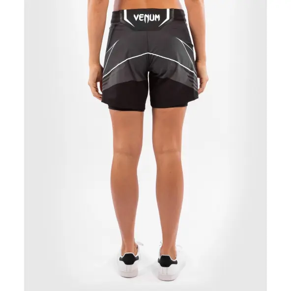 Short Mujer MMA VENUM UFC Authentic Fight Night corte largo NEGRO