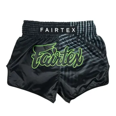 Short boxeo Thai Fairtex Negro/Gris 1924 - 3