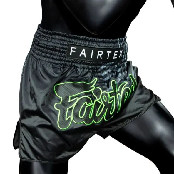 Short boxeo Thai Fairtex Negro/Gris 1924