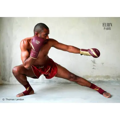 Guantes de boxeo Elion Elegante 100% cuero - 10