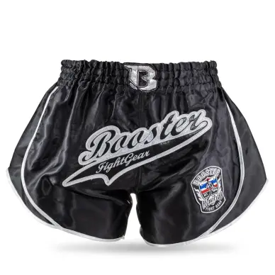 Short boxeo tailandés Booster Slugger 3 negro