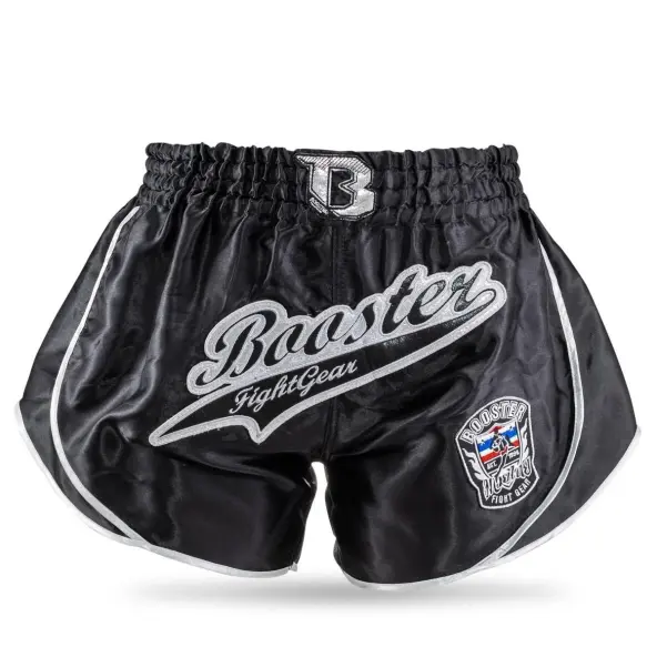 Short boxeo tailandés Booster Slugger 3 negro