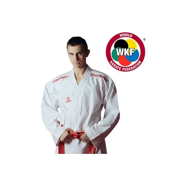 Kimono Karate Hayashi Kumite Premium con logo bordado