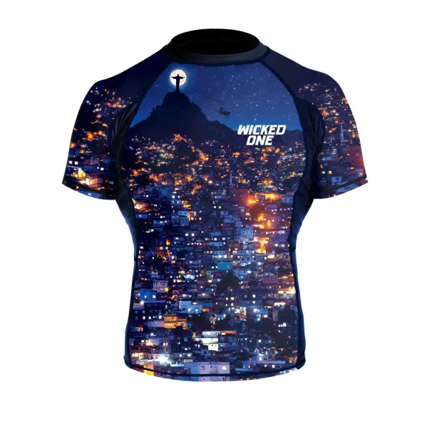 Rashguard WickedOne Favela Navy