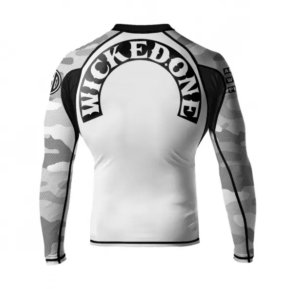 Rashguard WickedOne Rowdy Blanco