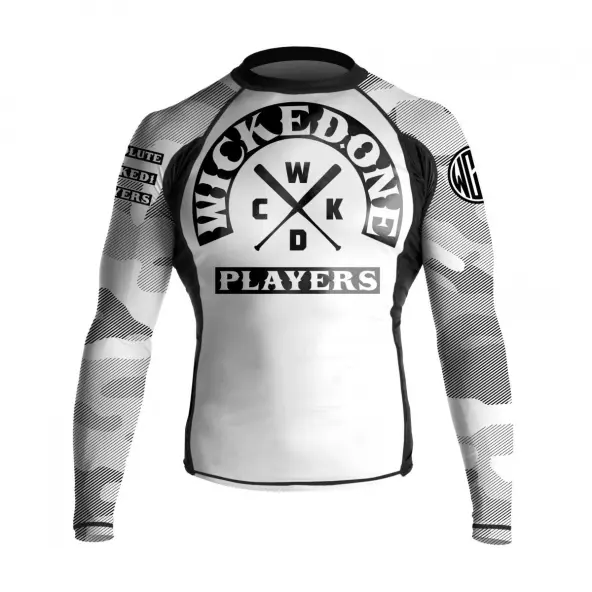 Rashguard WickedOne Rowdy Blanco