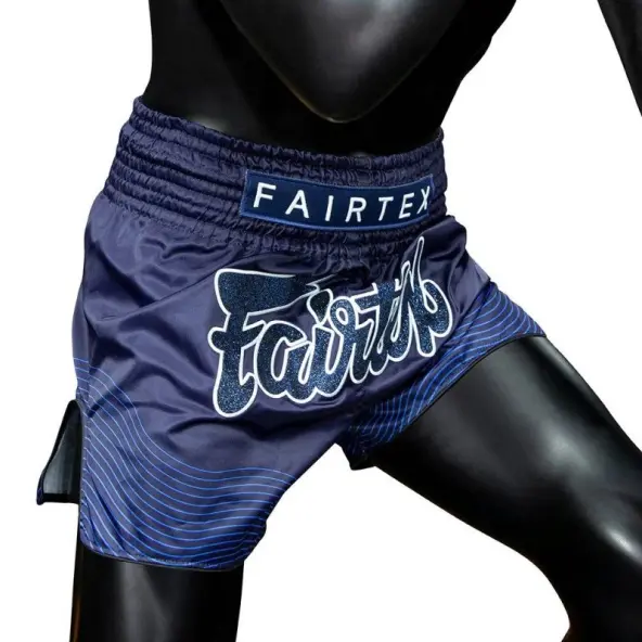 Short Boxeo Tailandés Fairtex BS1930 Azul Océano
