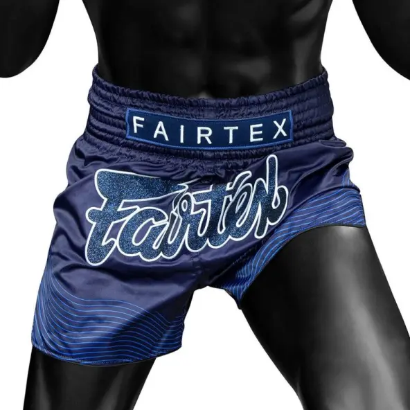 Short Boxeo Tailandés Fairtex BS1930 Azul Océano