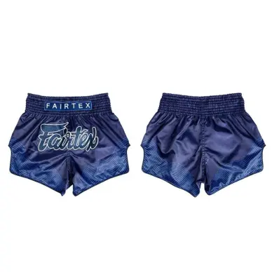 Short Boxeo Tailandés Fairtex BS1930 Azul Océano - 3