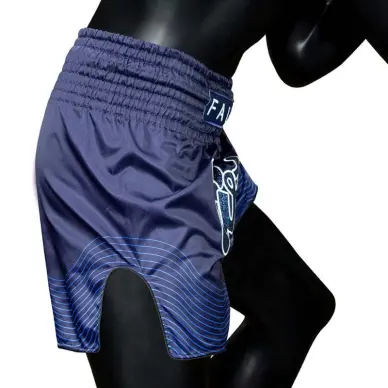 Short Boxeo Tailandés Fairtex BS1930 Azul Océano - 4