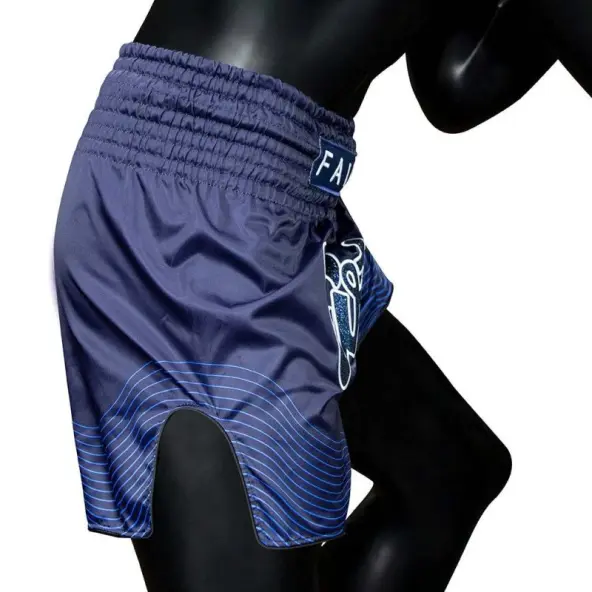 Short Boxeo Tailandés Fairtex BS1930 Azul Océano
