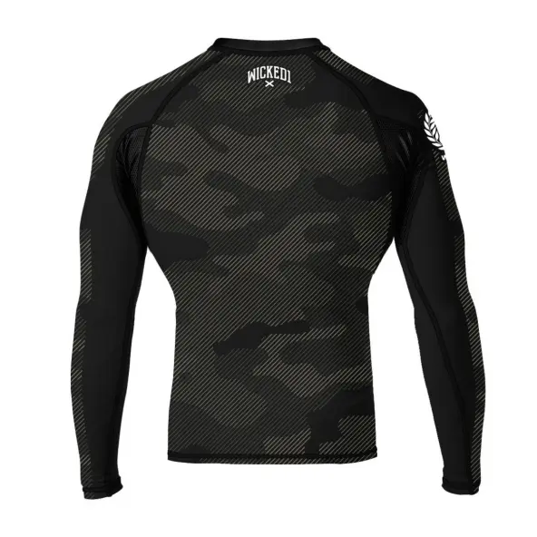 Rashguard WickedOne Front-Line negro