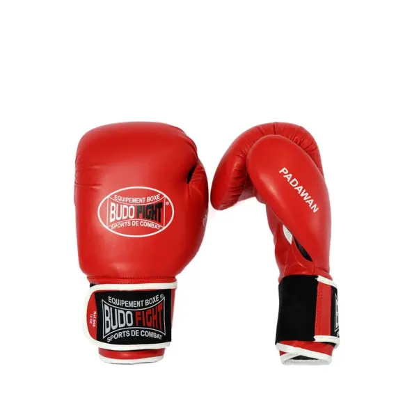 Guantes de kárate de contacto rojos