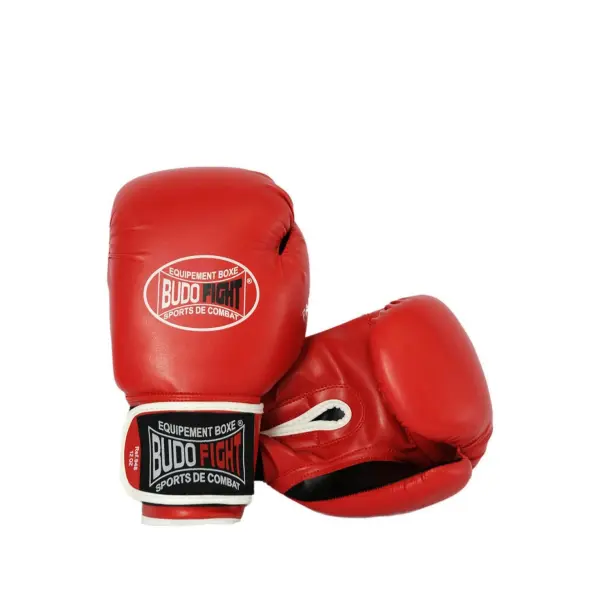 Guantes de kárate de contacto rojos