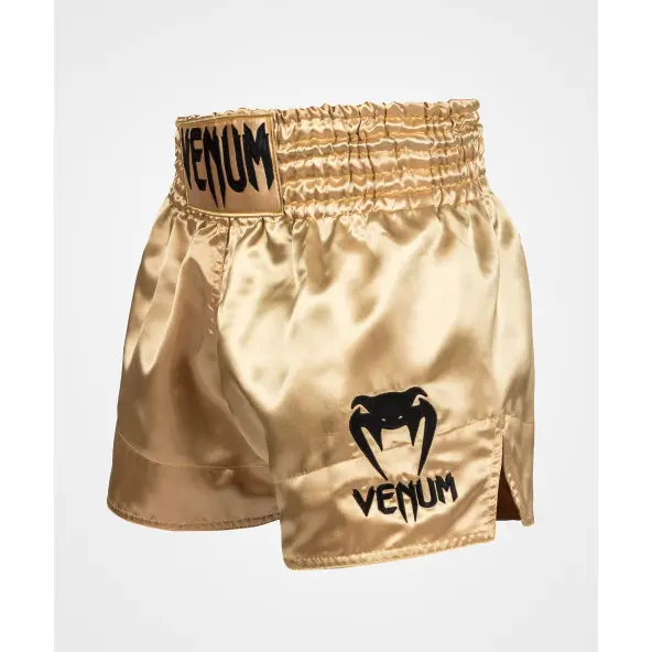 Short Boxeo Tailandés Venum Classic Oro/Negro