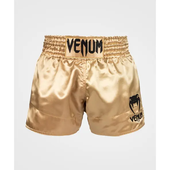 Short Boxeo Tailandés Venum Classic Oro/Negro