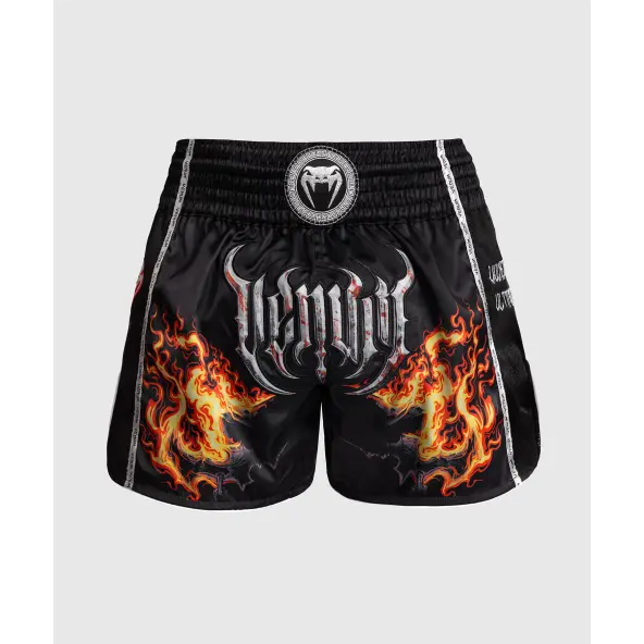 Short de boxeo tailandés WickedOne Camo Khaki