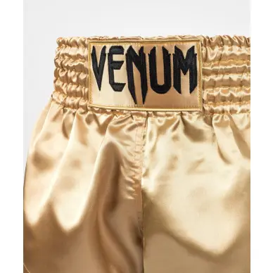 Short Boxeo Tailandés Venum Classic Oro/Negro - 4