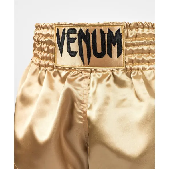 Short Boxeo Tailandés Venum Classic Oro/Negro