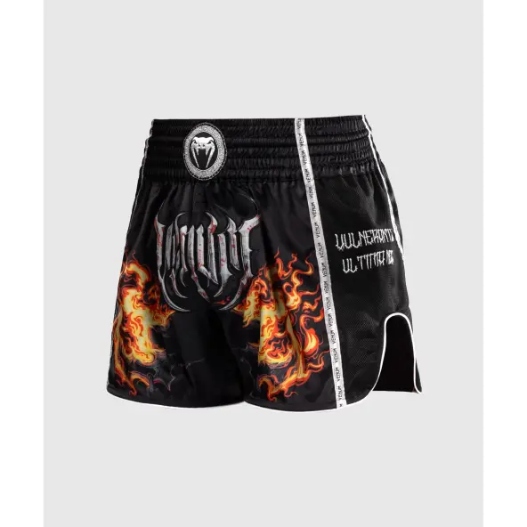 Short de boxeo tailandés WickedOne Camo Khaki