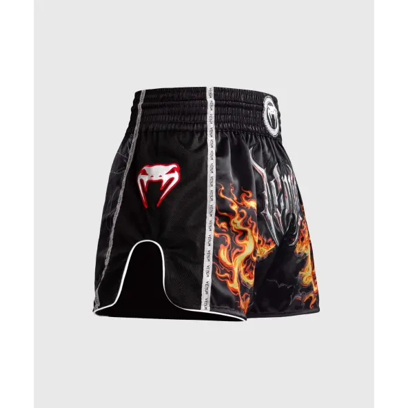 Short de boxeo tailandés WickedOne Camo Khaki