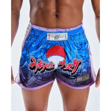 Short boxeo tailandés Naruto x Elion Sasuke Azul - 8