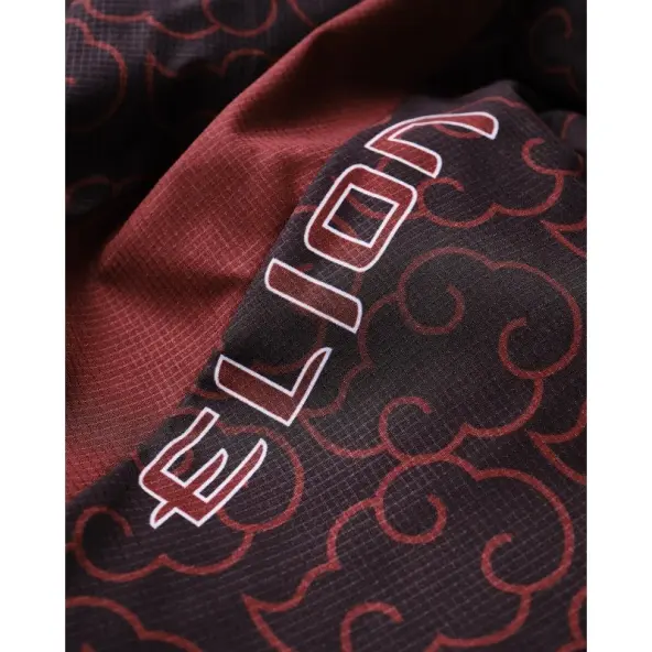 Short MMA Ajustado Naruto x Elion Akatsuki Negro/Burdeos
