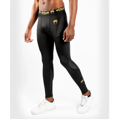 Spats Venum G-Fit - Negro/Oro - 4