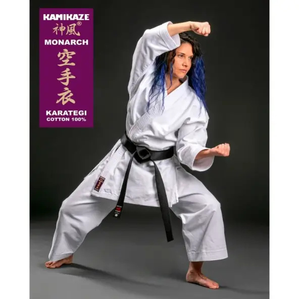 Kimono Karate Kamikaze Monarch corte kata