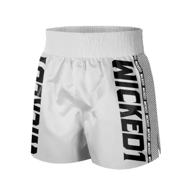 Short de Boxeo Inglés WickedOne Blanco - 2