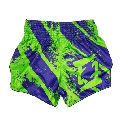 Short boxeo tailandés Fairtex BS1928 Street King Azul/Verde
