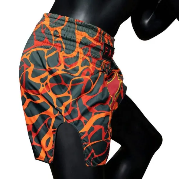Short boxeo tailandés Fairtex BS1926 Magma Rojo