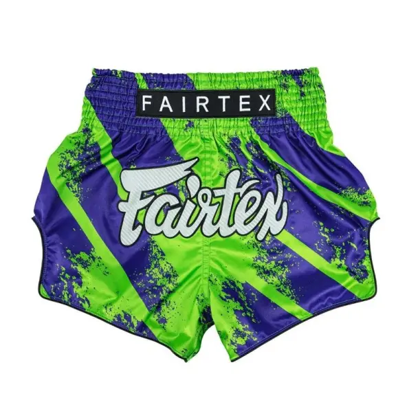 Short boxeo tailandés Fairtex BS1928 Street King Azul/Verde