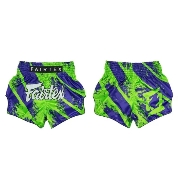 Short boxeo tailandés Fairtex BS1928 Street King Azul/Verde