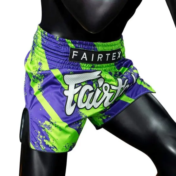 Short boxeo tailandés Fairtex BS1928 Street King Azul/Verde