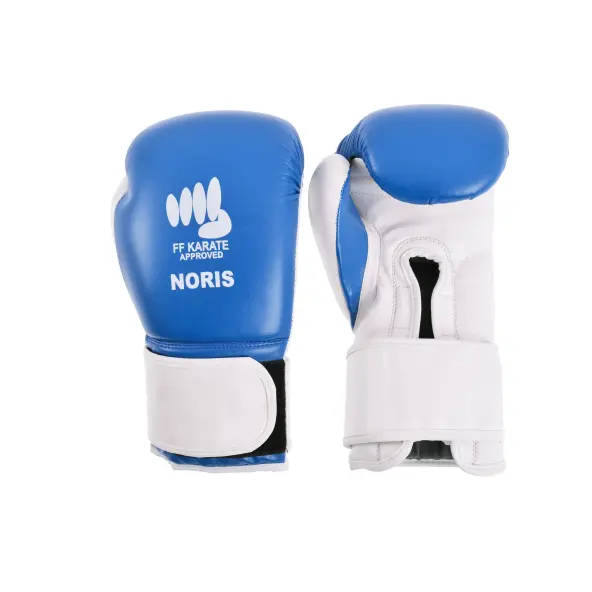 Guantes de Karate Contacto PU azul Noris