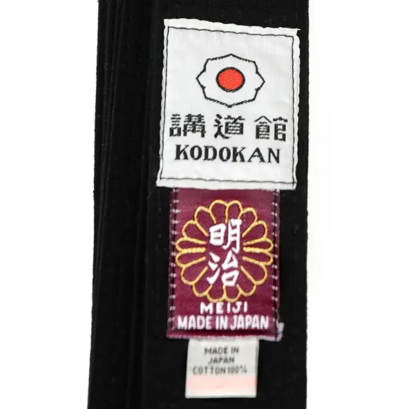 Cinturón de Judo Negro Importación Japón Bordado Judo
