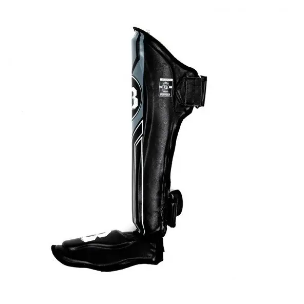 Espinilleras y protectores de pies BSG V9 Negro/Gris