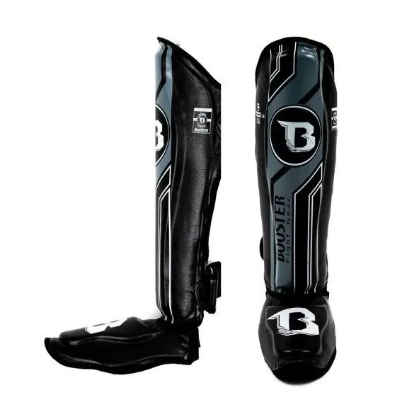 Espinilleras y protectores de pies BSG V9 Negro/Gris