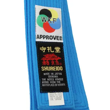 Cinturón Karate Shureido competición Kata azul