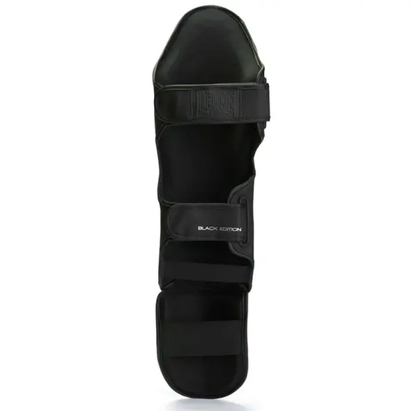Espinilleras y Protectores de Pies Leone Black Edition