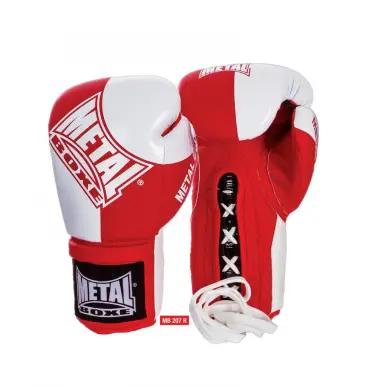 Guantes de Boxeo Pro Metal Boxe con Cordones - 3