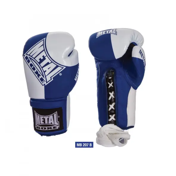 Guantes de Boxeo Pro Metal Boxe con Cordones
