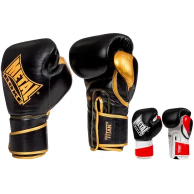 Guantes de Boxeo Titan Metal Boxe 100% cuero - 6